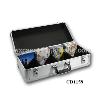 high quality 80 CD disks(10mm)aluminum CD DVD storage box wholesales